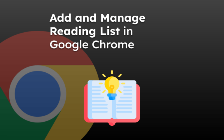 Как добавить список для чтения и управлять им в браузере Chrome